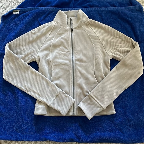 lululemon athletica Jackets & Blazers - NWOT Lululemon Scuba Track Jacket Velvet Cord